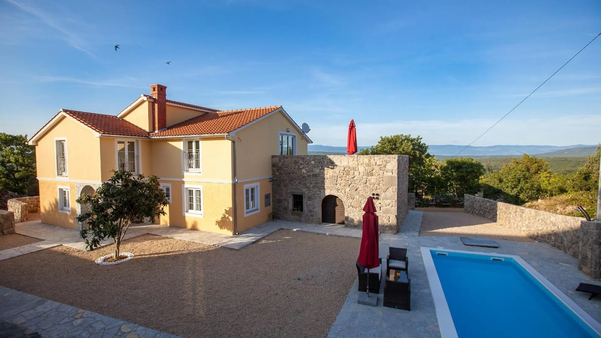 Villa Sky With Pool Vrh  Vrh (Krk)